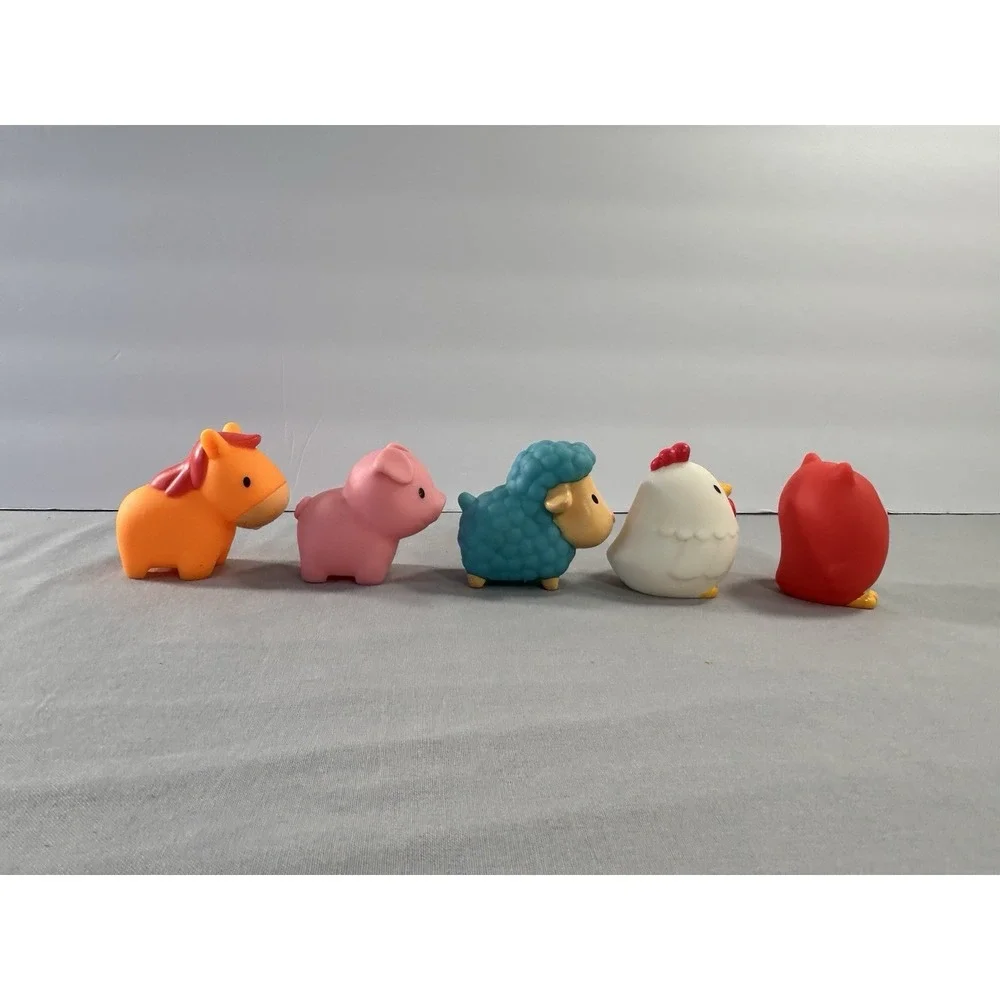 Munchkin‎ Farm Animals Squirt Bath Toys Lot Of 5 Play water pool